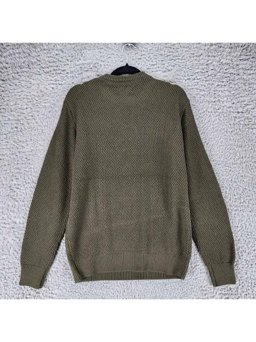 Liverpool Sweater Mens Medium Green Acrylic Blend Long Sleeve Pullover *NWT*